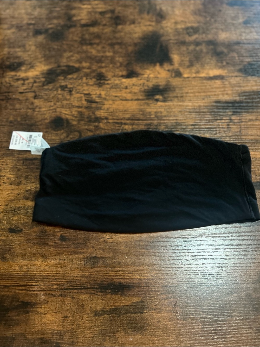 PINK Victoria's Secret Black Stretch Bandeau